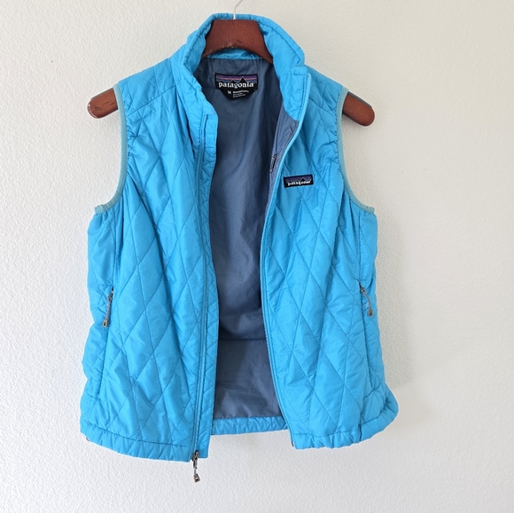 Patagonia  Blue Sky Nano Puff Quilted Lightweight Vest size Medium - Picture 8 of 16